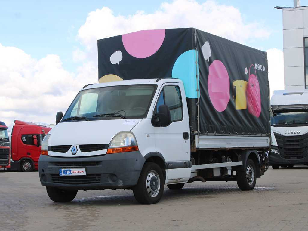 Plachtová dodávka Renault MASTER, EURO 4, HYDRAULIC FRONT, CAMERA