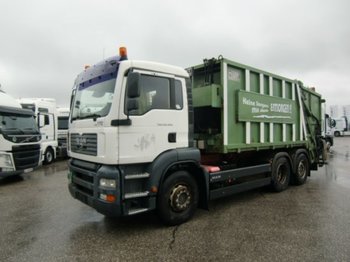 Vůz na odvoz odpadků pro dopravu odpadu MAN TGA 26.350  Müllwagen, M-U-T Müllpresse 6x2-2BL: obrázek 1