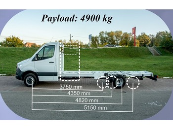 Nový Vůz na odvoz odpadků Mercedes Sprinter Maxi 7440 kg, 4900 kg payload: obrázek 1