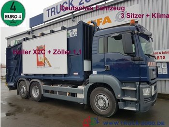 Vůz na odvoz odpadků MAN TGS 26.320 Haller X2 + Zöller 1.1 Deutscher LKW