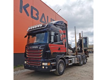 Přeprava dřeva Scania R 730 6x4 Loglift