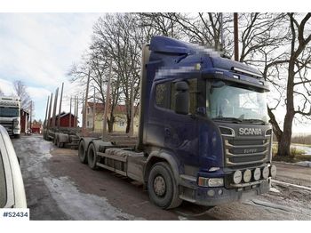 Vyvážecí přívěs SCANIA R730 Super 6x4 Timber Truck with 5 axle Trailer fr: obrázek 1
