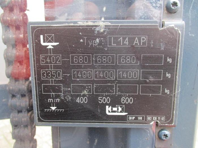 Stohovací vozík Linde L14 AP: obrázek 6