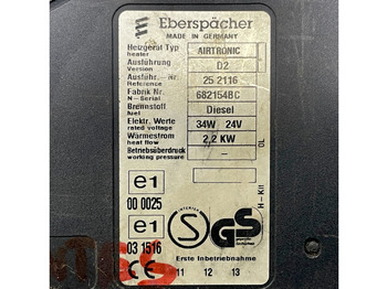 Topení/ Ventilace Eberspächer 4-series 124 (01.95-12.04): obrázek 5