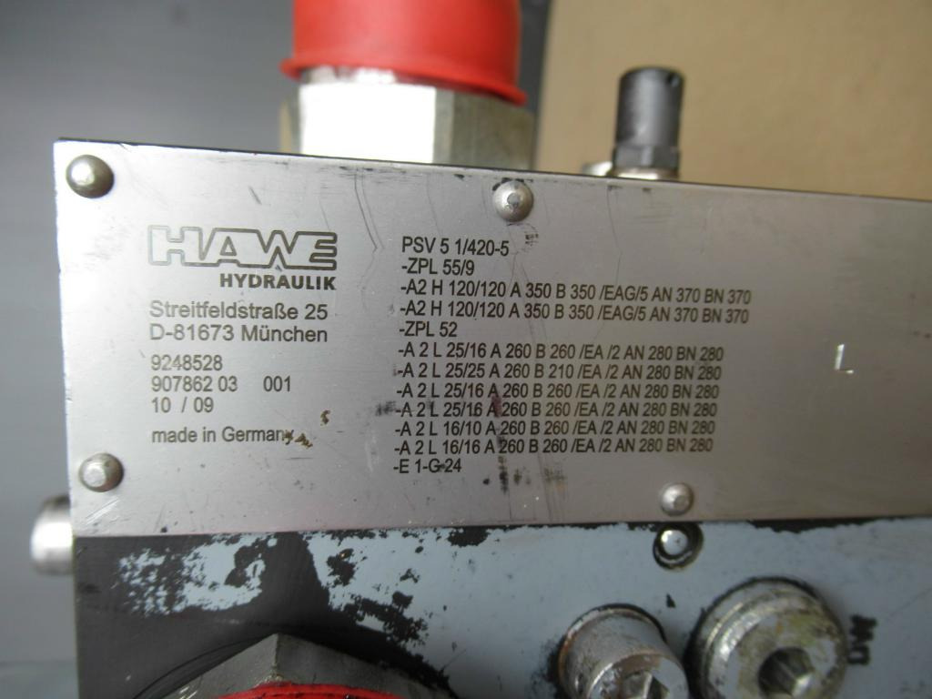 Hydraulický ventil pro Stavební technika Hawe hydraulik PSV 5 1/420-5 -: obrázek 4