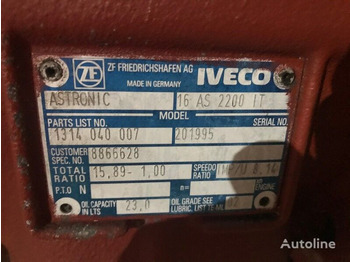 Převodovka pro Nákladní auto IVECO 16 AS 2200 IT R=15,89-1,00: obrázek 3