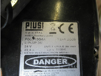 Palivové čerpadlo pro Stavební technika Piusi F0036304A -: obrázek 3
