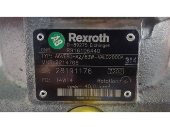 Hydraulika Rexroth A6VE80HA2/63W - Drive motor/Fahrmotor/Rijmotor: obrázek 3