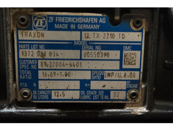Převodovka pro Nákladní auto ZF 12TX2210DD TGS: obrázek 5