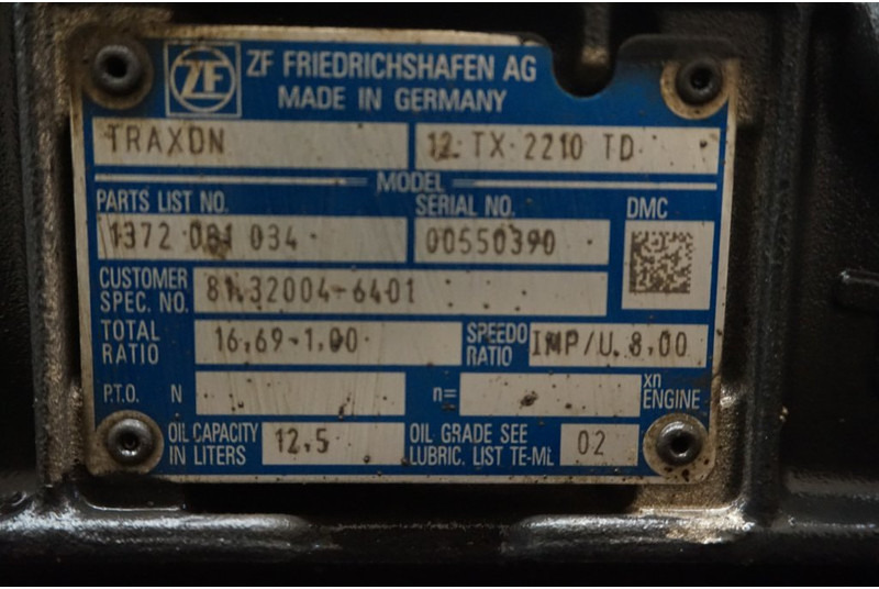 Převodovka pro Nákladní auto ZF 12TX2210DD TGS: obrázek 5