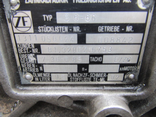 Převodovka pro Nákladní auto ZF S6-66 6 SPEED GEARBOX: obrázek 2