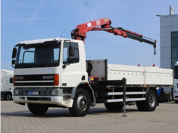 Auto s hydraulickou rukou  DAF CF 240, CRANE HMF 953 K2, PNEU 80%