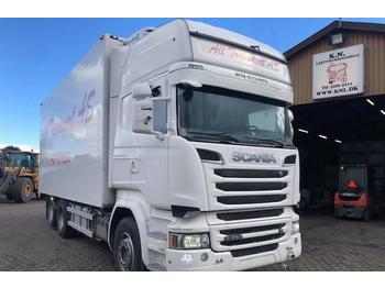 Chladírenský nákladní automobil Scania R580 6X2 FRIGO BOX