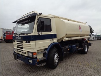 Cisternové vozidlo Scania 93M 250 + Manual + 4 compartments 14000LITER