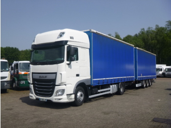 Plachtový nákladní auto D.A.F. XF 460 4x2 Euro 6 volume curtain sider + trailer: obrázek 1