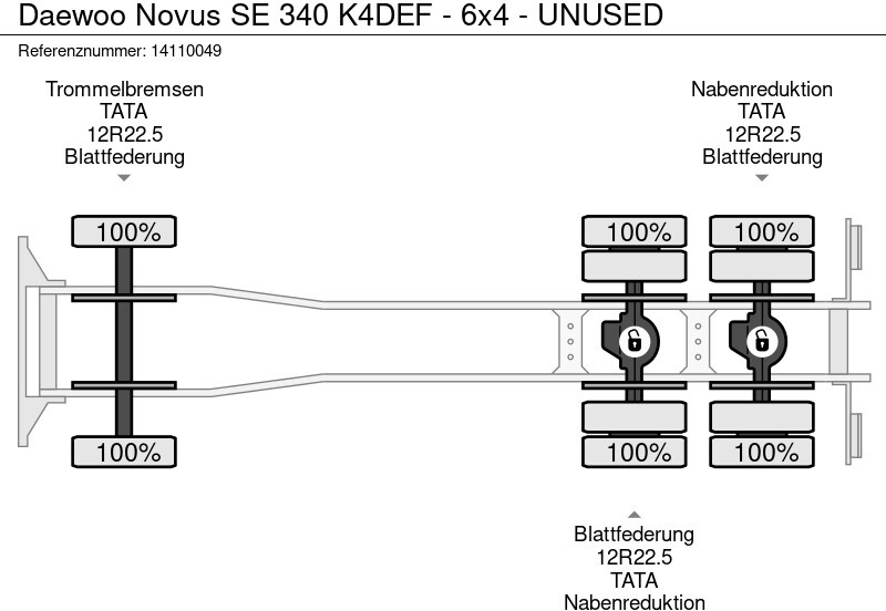 Nový Sklápěč Daewoo Novus SE 340 K4DEF - 6x4 - UNUSED: obrázek 9