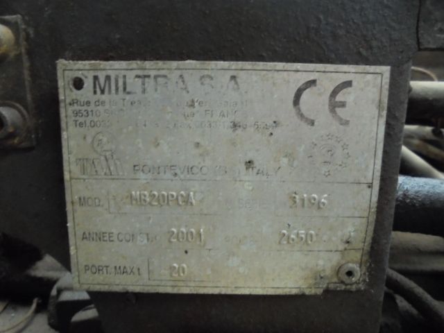 Hákový nosič kontejnerů Diversen MILTRA MB 20 PCA: obrázek 8