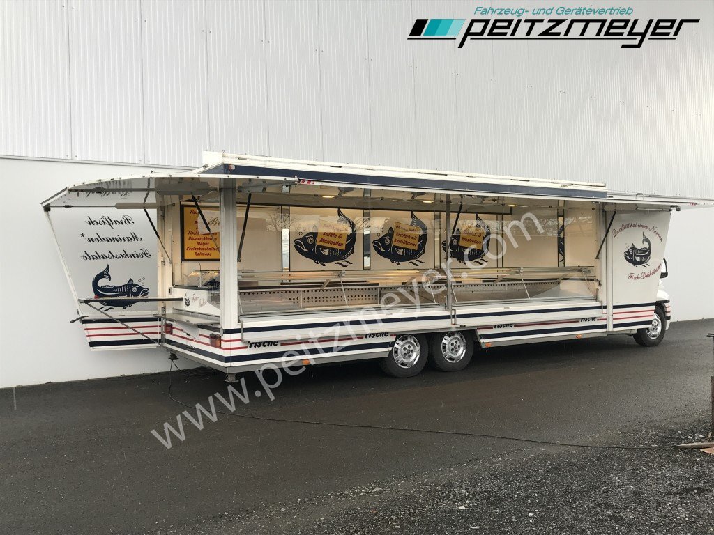 Pojízdná prodejna IVECO FIAT (I) Ducato Verkaufswagen 6,3 m + Kühltheke, Fritteuse: obrázek 5