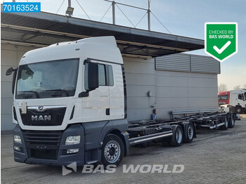 Kontejnérový podvozek/ výměnná nástavba MAN TGX 24.460 6X2 XLX BDF Euro 6