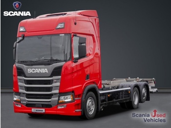SCANIA R 450 B6x2*4NB Lenkachse - kontejnérový podvozek/ výměnná nástavba