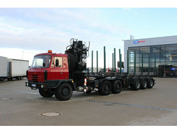 Tatra T 815-2-Z-AGRO, 6x6,HYDRAULIC CRANE+ LEMEX NT 3  - Lesovůz