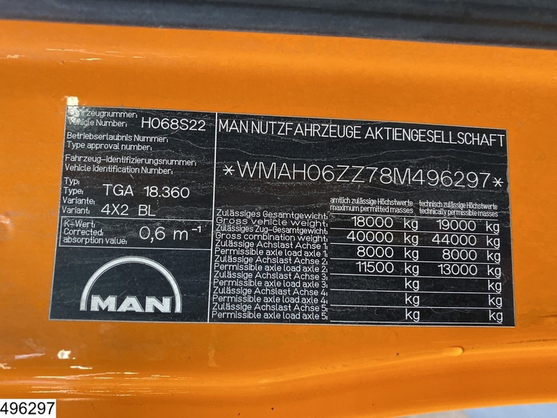 Ramenový nosič kontajnerov MAN TGA 18 360 Manual: obrázek 8