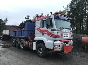 Sklápěč MAN TGA 26.460 8x4 with HMF crane 19 ton: obrázek 1