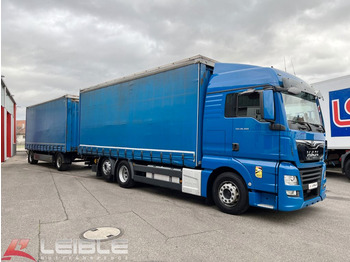 MAN TGX 26.460 6x2 / Intarder / Bordwand Festaufbau  - Plachtový nákladní auto: obrázek 2