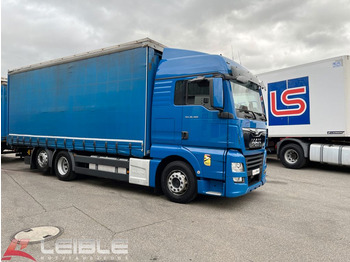 MAN TGX 26.460 6x2 / Intarder / Bordwand Festaufbau  - Plachtový nákladní auto: obrázek 3