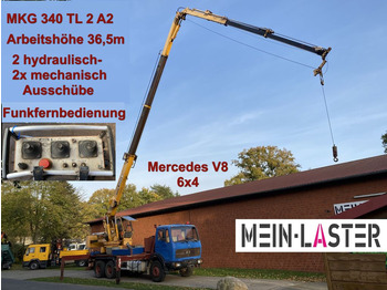 Auto s hydraulickou rukou Mercedes-Benz 2622 V8 6x4 MKG 340 T2A2 36,5m Seilwinde Funk: obrázek 1