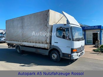 Plachtový nákladní auto Mercedes-Benz 818 Atego Pritsche Plane Ladebordwand: obrázek 1