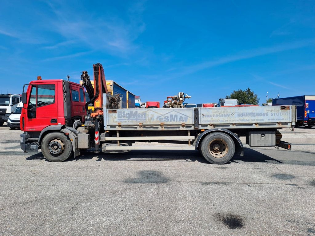 Nákladní automobil valníkový/ Plošinový Iveco EuroCargo ML 180E21 Kran PKK12500