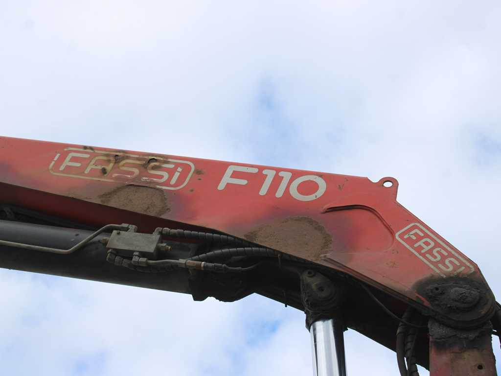 Nákladní automobil valníkový/ Plošinový Iveco STRALIS 400, 6X2, EURO 3, HYDRAULIC ARM FASSI F110