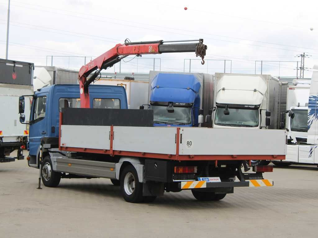 Nákladní automobil valníkový/ Plošinový Mercedes-Benz ATEGO 1018, EURO 3, CRANE FASSI F40A.21