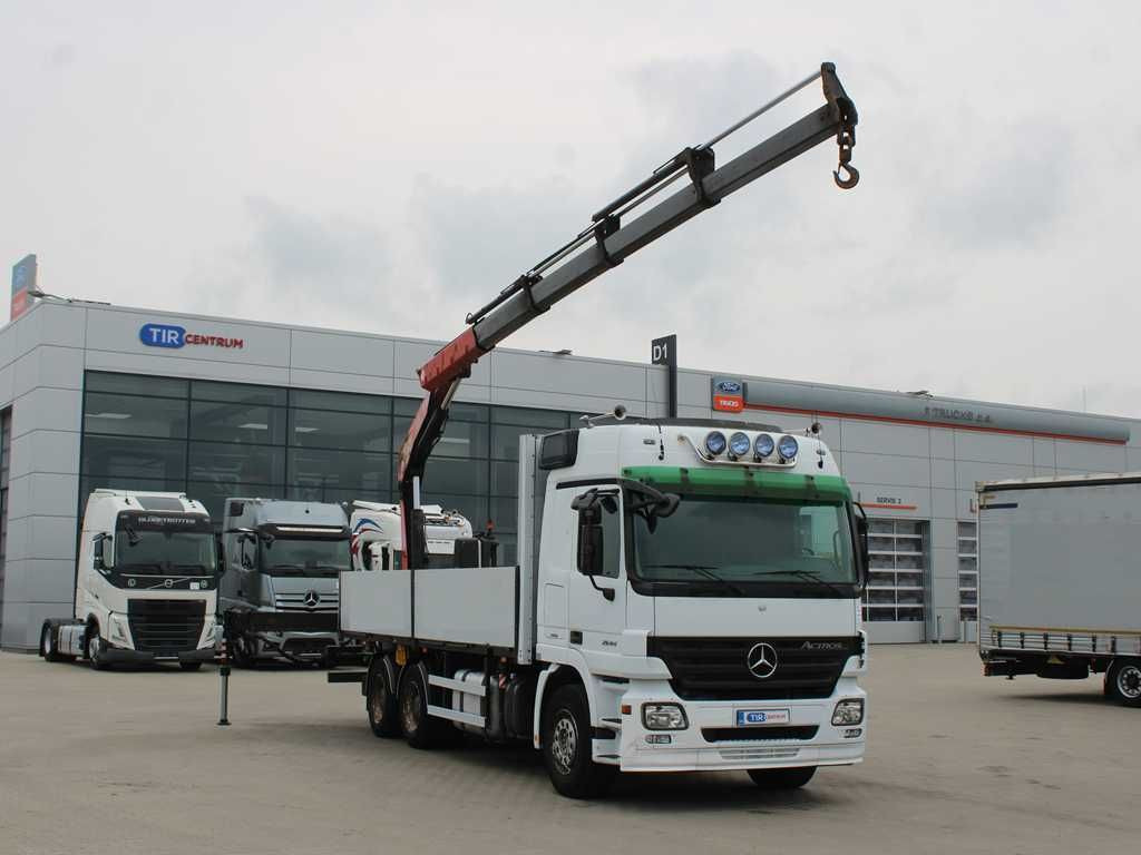 Nákladní automobil valníkový/ Plošinový Mercedes-Benz Actros 2644, 6X4, EURO 4, CRANE FASSI F210