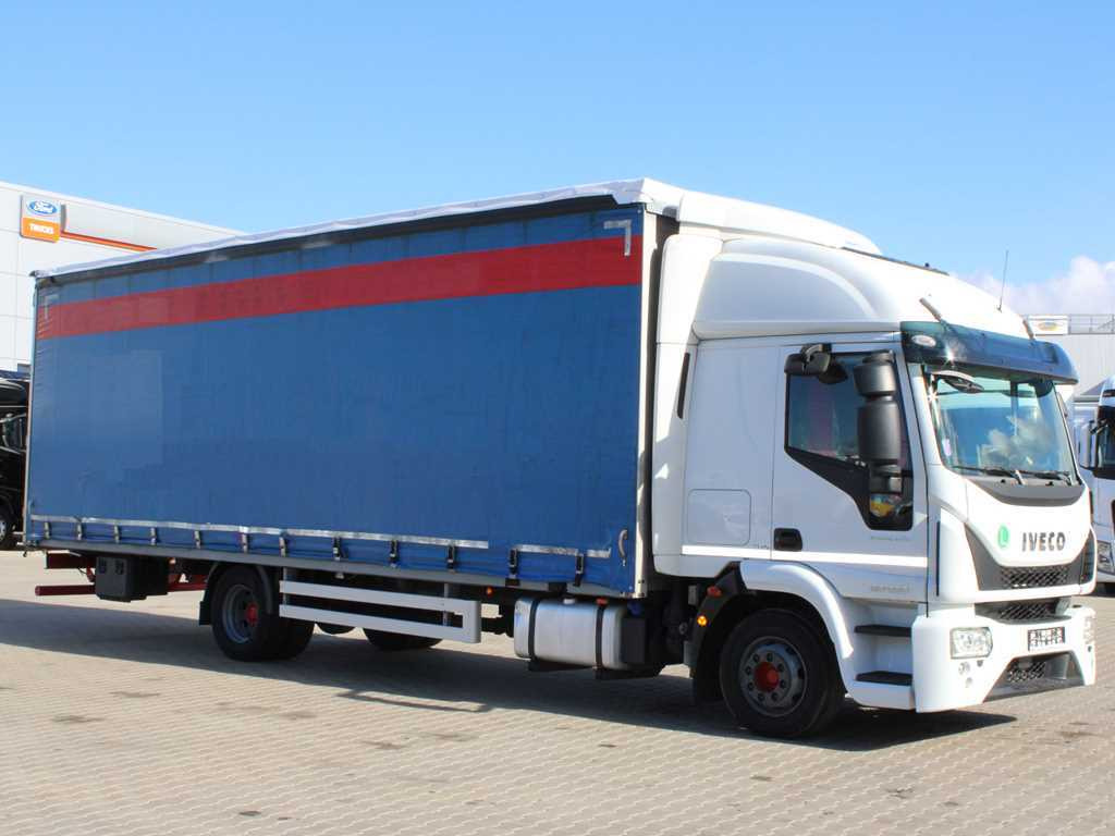 Plachtový nákladní auto Iveco EUROCARGO 120E25, EURO 6