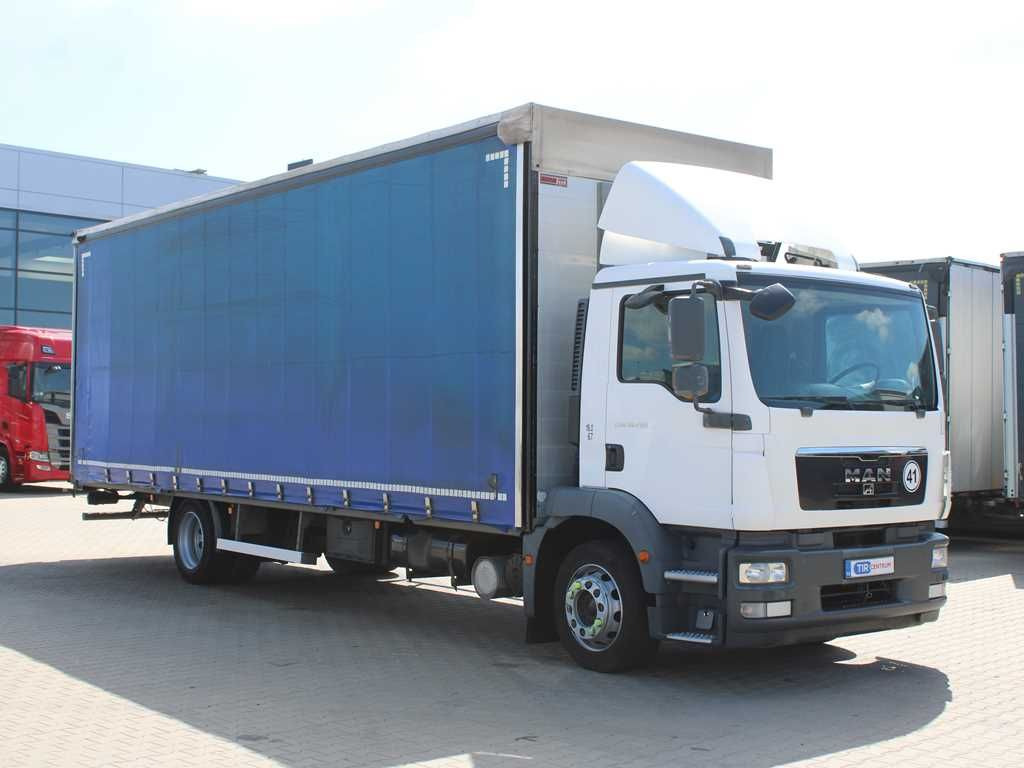 Plachtový nákladní auto MAN TGM 18.290, AIR SUSPENSIONS, EURO 5