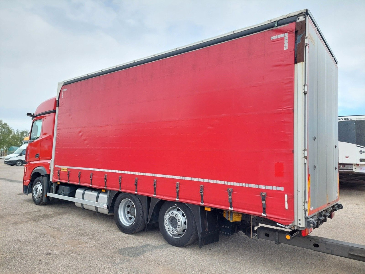 Plachtový nákladní auto Mercedes-Benz Actros 2545 L/NR 6x2 + Wielton PC2K Durchbar