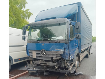 Plachtový nákladní auto  Mercedes-Benz Atego 1224L 4x2 LBW UNFALL!!!