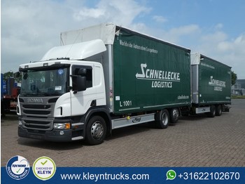 Plachtový nákladní auto Scania P410 6x2 combi 237tkm