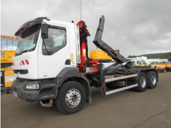 Hákový nosič kontejnerů, Auto s hydraulickou rukou Renault Kerax 340: obrázek 1