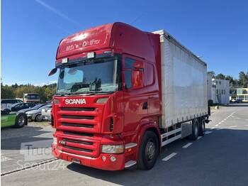 Plachtový nákladní auto, Auto s hydraulickou rukou Scania - R440: obrázek 1