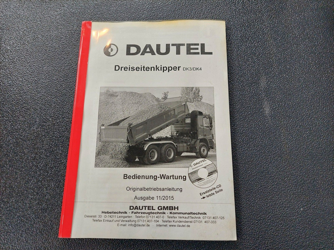 Sklápěč Iveco AD 260T45 BB Dautel Bordmatic 6x4