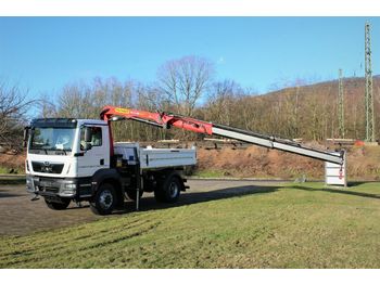 Sklápěč MAN TGM 18.320 4x4 / Palfinger PK 11001