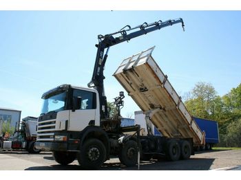 Sklápěč Scania 114C340 8x4 Crane Blatt/Blatt Retarder