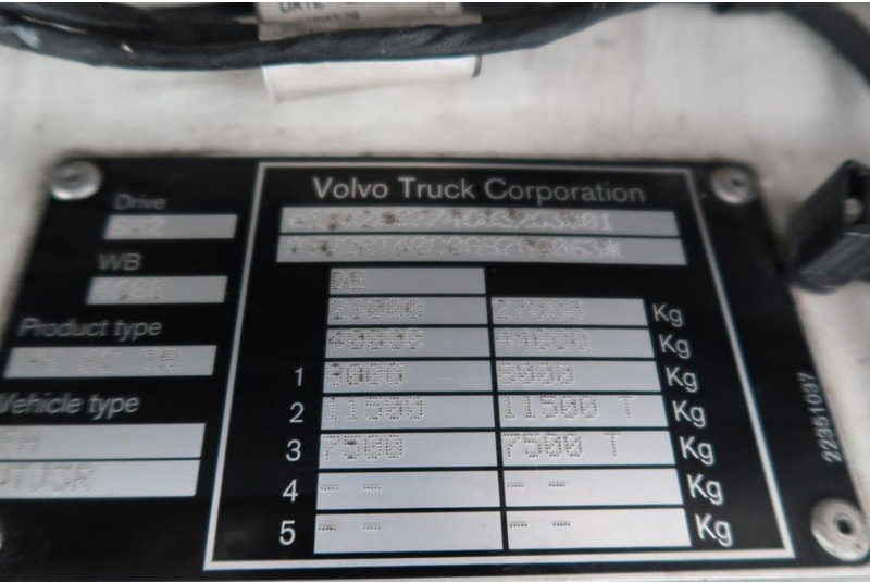 Podvozek s kabinou Volvo FH 500 VTJ3R: obrázek 14