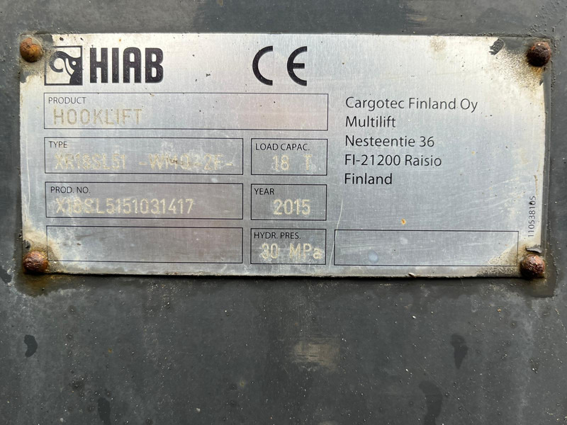 Hákový nosič kontejnerů Volvo FM 450 8x4*4 HIAB 244EP-5 / HIAB XR 18 / L=5100 mm: obrázek 16