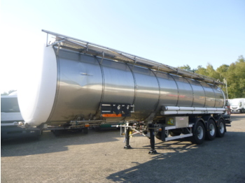 Cisternový návěs pro dopravu chemických látek Burg Chemical tank inox 37.5 m3 / 1 comp: obrázek 1