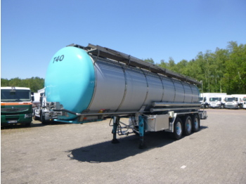 Cisternový návěs pro dopravu potravin Burg Food tank inox 26.8 m3 / 1 comp + pump: obrázek 1