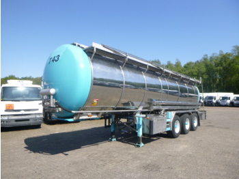 Cisternový návěs pro dopravu potravin Burg Food tank inox 26.8 m3 / 1 comp + pump: obrázek 1